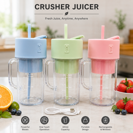 Portable Mini Crusher Juicer